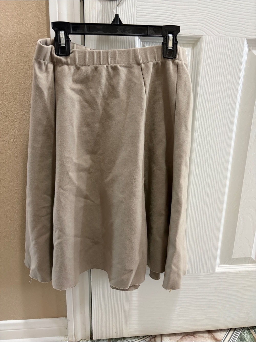 Beige A-Line Women's Skirt